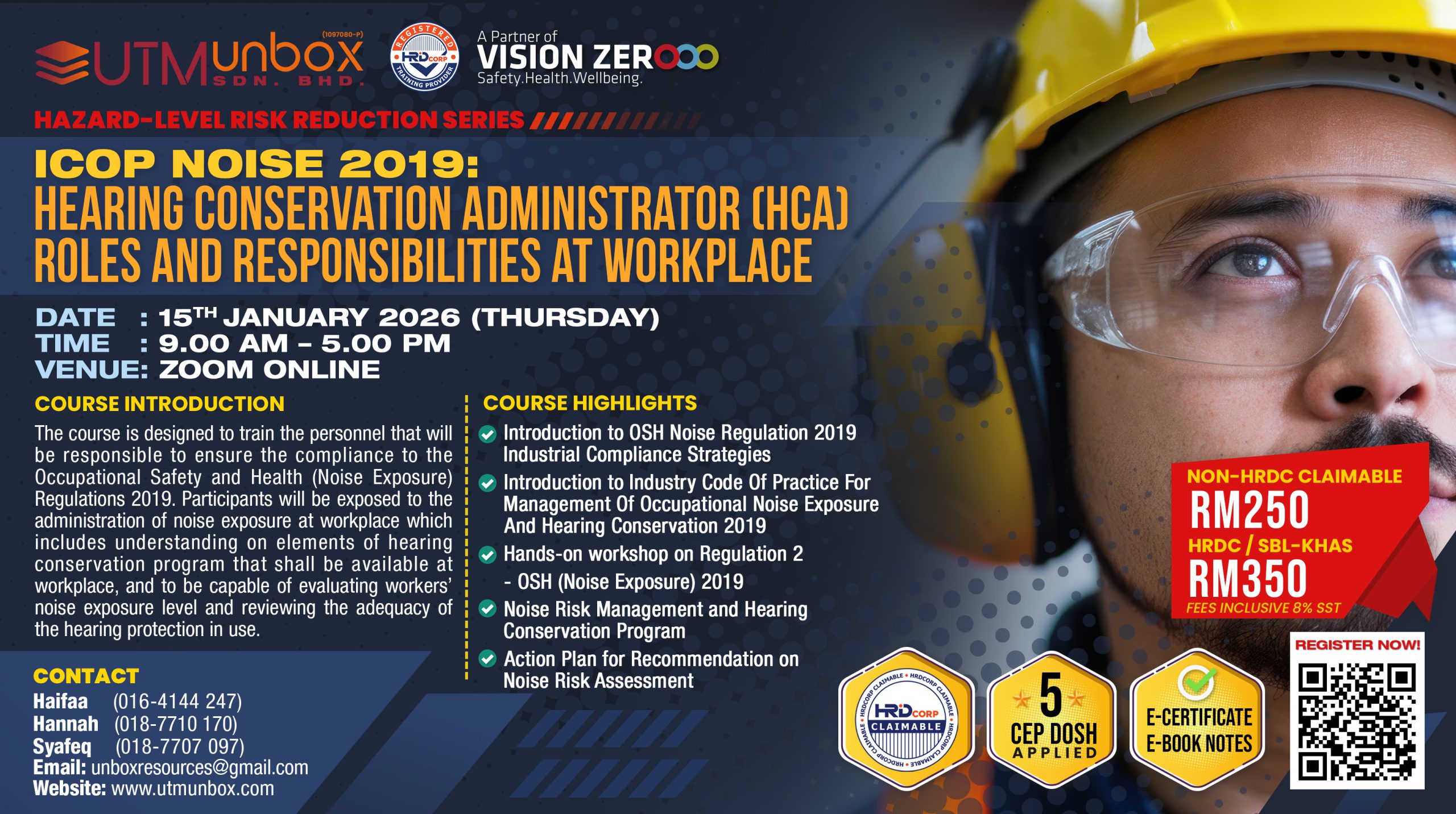 You are currently viewing ICOP NOISE 2019: HEARING CONSERVATION ADMINISTRATOR  TRAINED PERSON