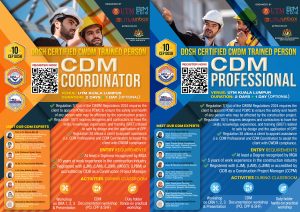 Read more about the article CDM PROFESSIONAL / CDM COORDINATOR TRAINED PERSON (UTM KL)