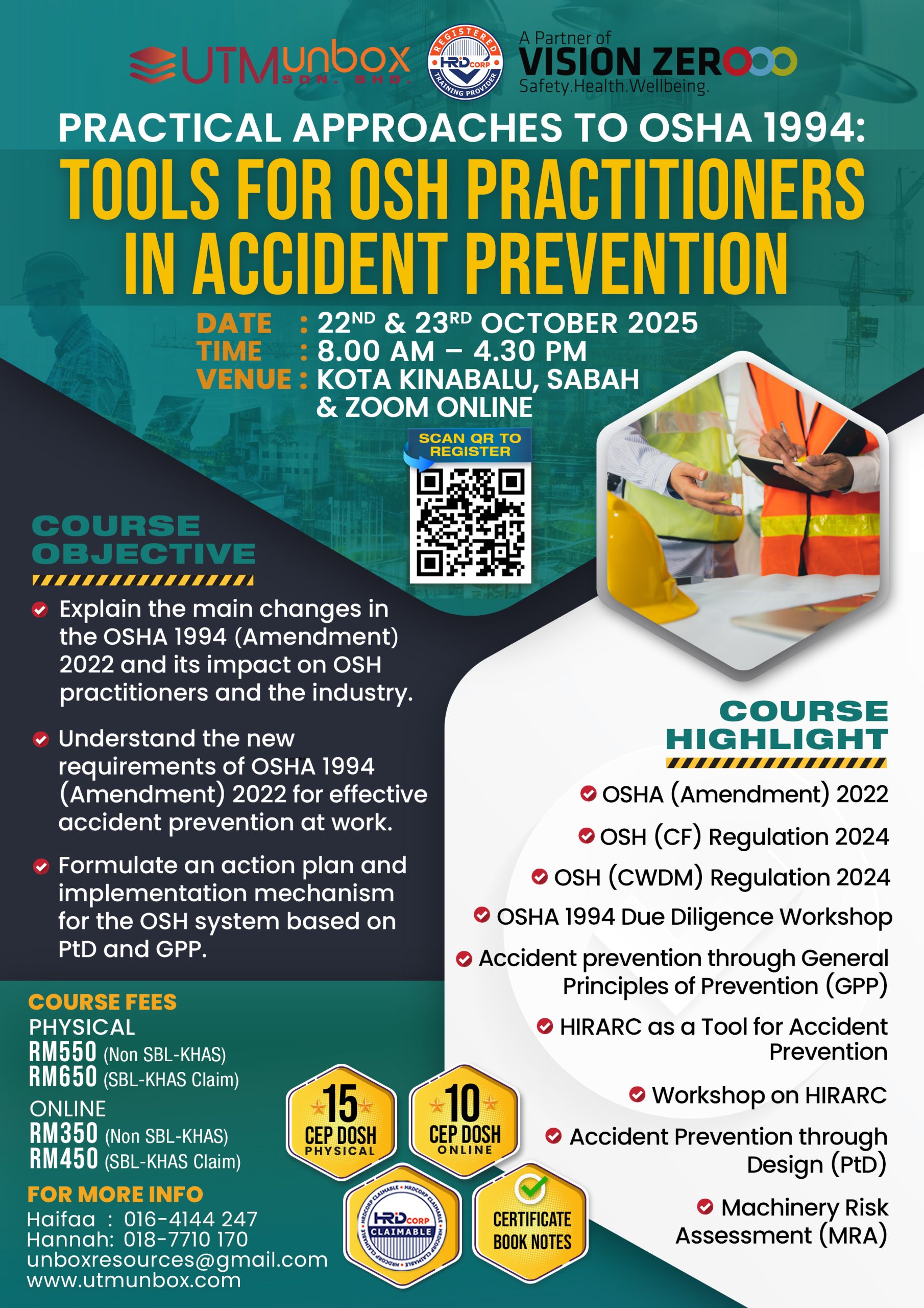 You are currently viewing PRACTICAL APPROACHES TO OSHA 1994: TOOLS FOR OSH PRACTITIONERS IN ACCIDENT PREVENTION