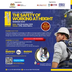 Read more about the article EXPLORE & EXPERIENCE –THE SAFETY OF WORKING AT HEIGHT SEMINAR 2025