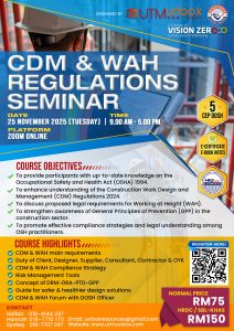 Read more about the article CDM & WAH REGULATIONS SEMINAR